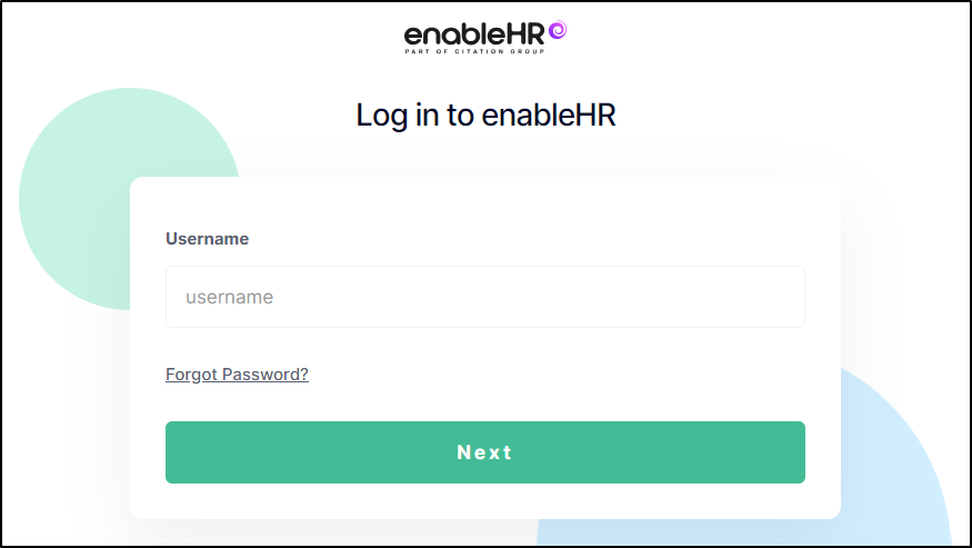 eHR Login page.png