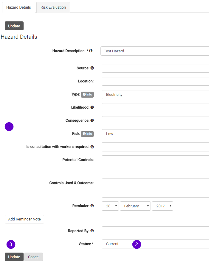 hazard test online